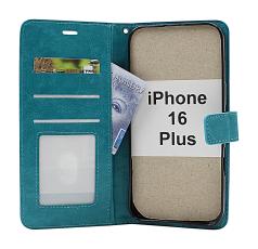 Crazy Horse iPhone 16 Plus Lommebok Deksel