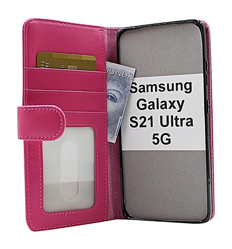 Skimblocker Lommebok-etui Samsung Galaxy S21 Ultra 5G (G998B)