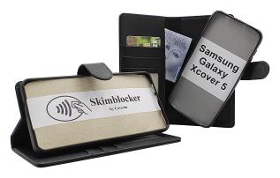 Skimblocker Samsung Galaxy Xcover 5 Magnet Lommebok Deksel
