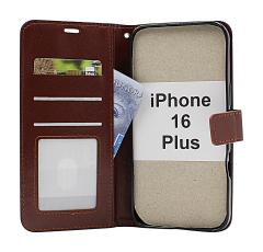 Crazy Horse iPhone 16 Plus Lommebok Deksel