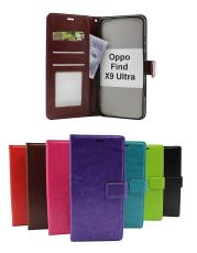 Crazy Horse Oppo Find X9 Ultra Lommebok Deksel