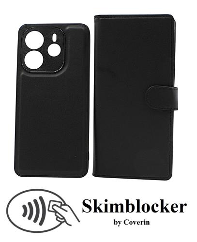 Skimblocker Xiaomi Redmi Note 14 4G Magnet Lommebok Deksel