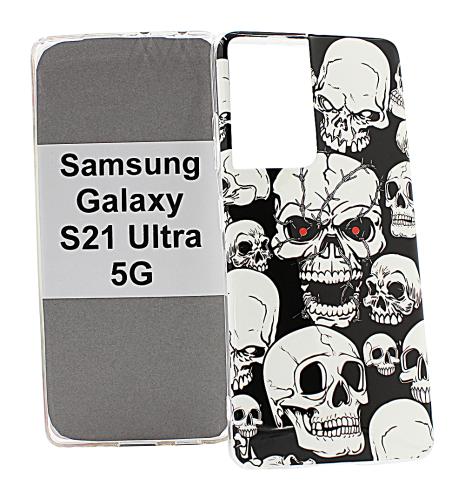 TPU Designdeksel Samsung Galaxy S21 Ultra 5G (G998B)