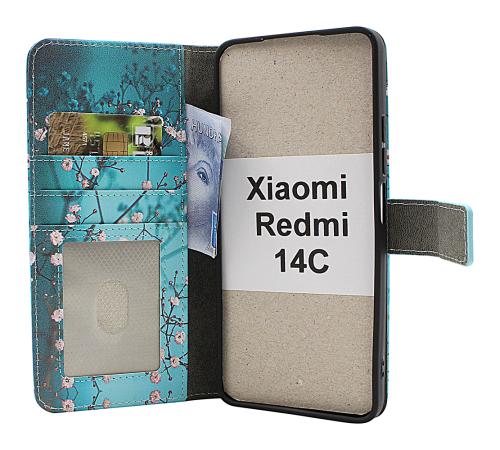 Skimblocker Xiaomi Redmi 14C Lommebok Deksel Design