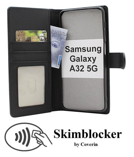 Skimblocker Samsung Galaxy A32 5G Lommebok Deksel