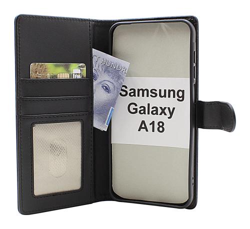 Skimblocker Samsung Galaxy A18 LTE Lommebok Deksel