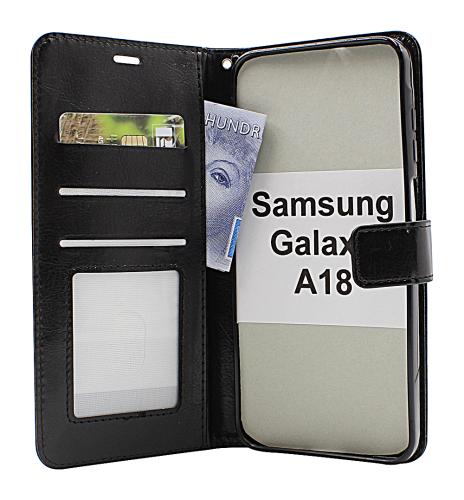 Crazy Horse Samsung Galaxy A18 LTE Lommebok Deksel
