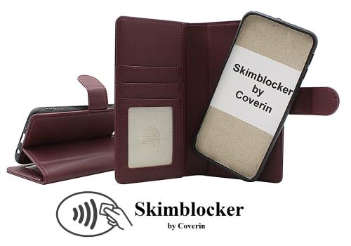 Skimblocker Motorola Moto G55 5G Magnet Lommebok Deksel