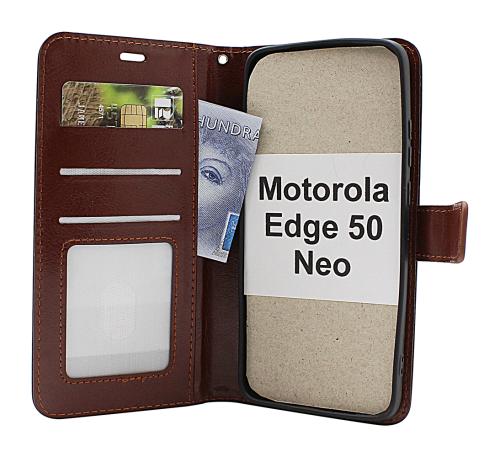 Crazy Horse Motorola Edge 50 Neo Lommebok Deksel