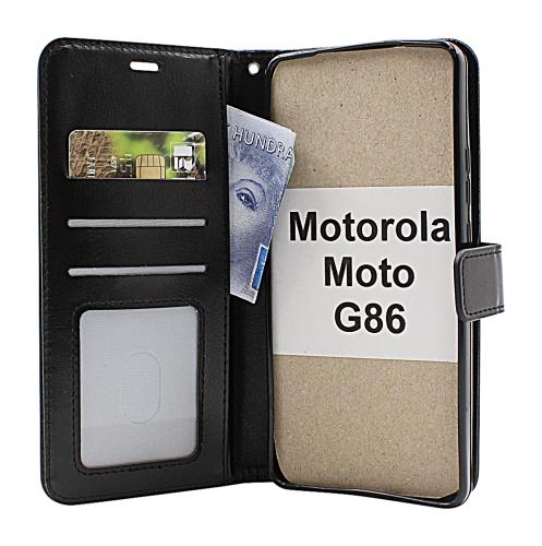 Crazy Horse Motorola Moto G86 Lommebok Deksel