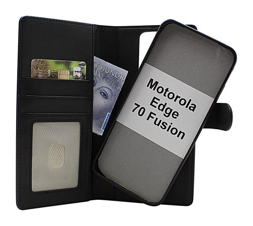 Skimblocker Motorola Edge 70 Fusion / 70 Fusion + Magnet Lommebok Deksel