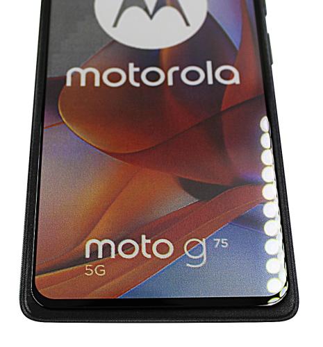 Full Frame Skjermbeskyttelse av glass Motorola Moto G75 5G