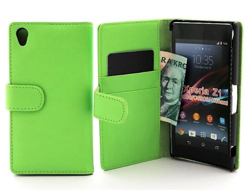 Lommebok-etui Sony Xperia Z1 (C6903,L39h)