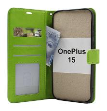 Crazy Horse OnePlus 15 Lommebok Deksel