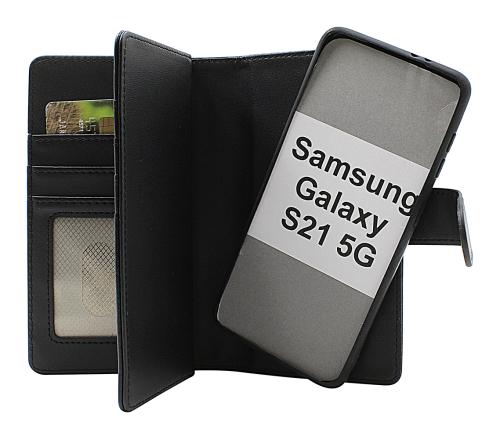 Skimblocker Samsung Galaxy S21 5G XL Magnet Lommebok Deksel