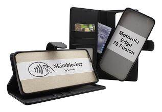 Skimblocker Motorola Edge 70 Fusion / 70 Fusion + Magnet Lommebok Deksel