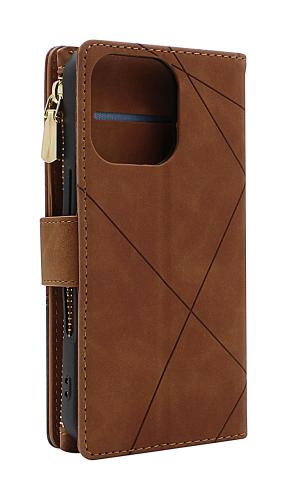 XL iPhone 16 Pro Luksus Lommebok Deksel
