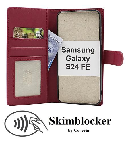 Skimblocker Samsung Galaxy S24 FE Magnet Lommebok Deksel