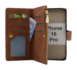 XL iPhone 16 Pro Luksus Lommebok Deksel