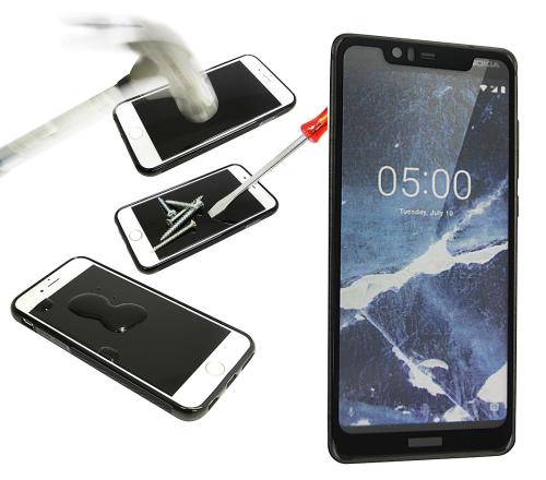 Full Frame Skjermbeskyttelse av glass Nokia 5.1 Plus