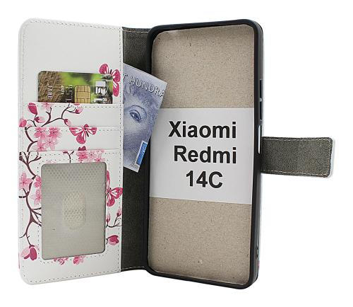 Skimblocker Xiaomi Redmi 14C Lommebok Deksel Design