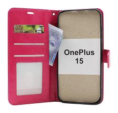 Crazy Horse OnePlus 15 Lommebok Deksel