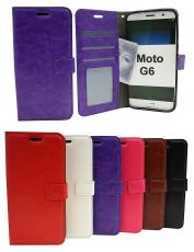 Crazy Horse Wallet Motorola Moto G6