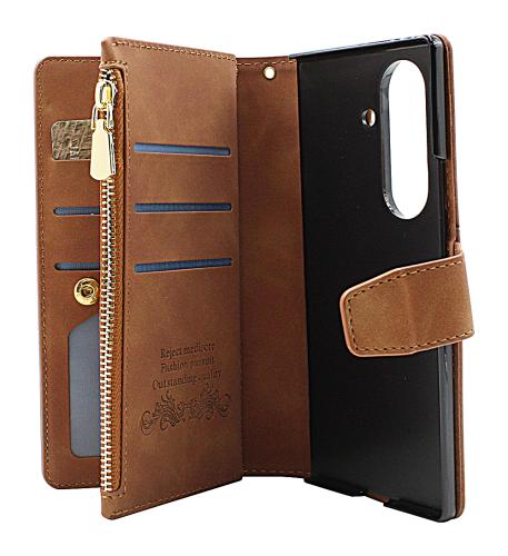 XL Samsung Galaxy Z Fold7 Luksus Lommebok Deksel