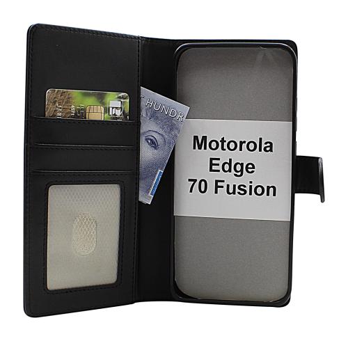 Skimblocker Motorola Edge 70 Fusion / 70 Fusion + Magnet Lommebok Deksel