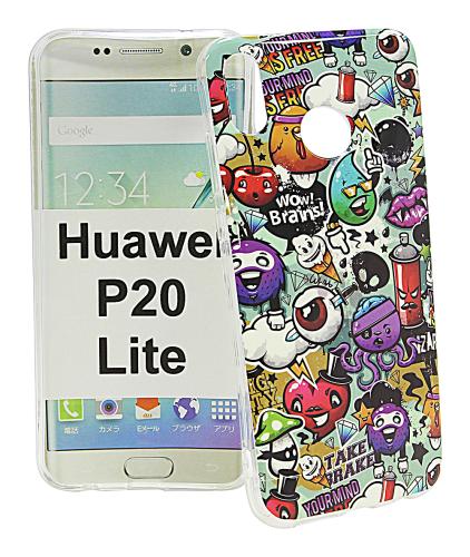 TPU Designdeksel Huawei P20 Lite