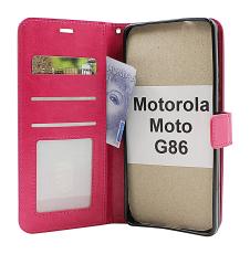 Crazy Horse Motorola Moto G86 / G86 Power Lommebok Deksel
