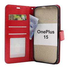 Crazy Horse OnePlus 15 Lommebok Deksel