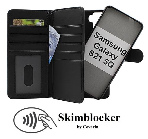 Skimblocker XL Magnet Wallet Samsung Galaxy S21 5G (G991B)