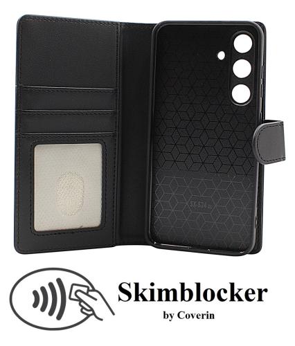 Skimblocker Samsung Galaxy S24 5G Magnet Lommebok Deksel