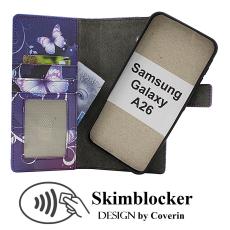 Skimblocker Samsung Galaxy A26 Magnet Lommebok Deksel Design