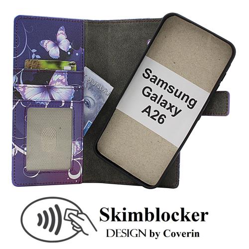 Skimblocker Samsung Galaxy A26 Magnet Lommebok Deksel Design
