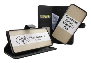 Skimblocker Samsung Galaxy XCover7 Pro Magnet Lommebok Deksel