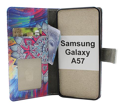 Skimblocker Samsung Galaxy A57 5G Magnet Lommebok Deksel Design