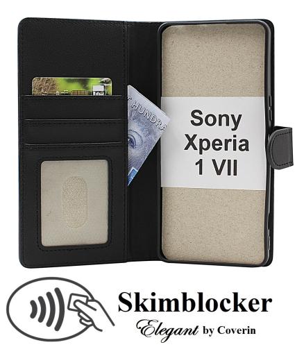 Skimblocker Sony Xperia 1 VII Lommebok Deksel