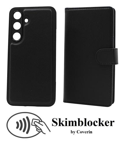 Skimblocker Samsung Galaxy S24 5G Magnet Lommebok Deksel