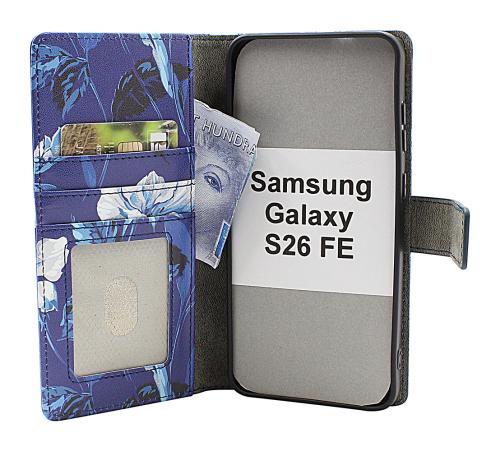 Skimblocker Samsung Galaxy S26 FE Lommebok Deksel Design