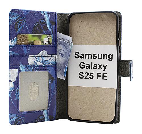Skimblocker Samsung Galaxy S25 FE Lommebok Deksel Design