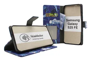 Skimblocker Samsung Galaxy S25 FE Lommebok Deksel Design