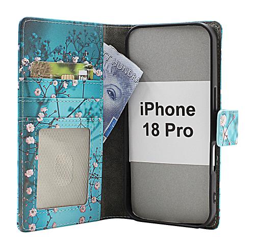 Skimblocker iPhone 18 Pro Lommebok Deksel Design