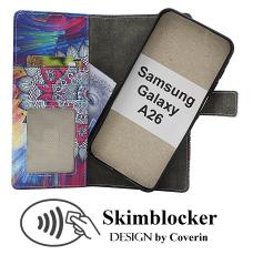 Skimblocker Samsung Galaxy A26 Magnet Lommebok Deksel Design