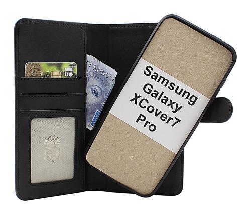 Skimblocker Samsung Galaxy XCover7 Pro Magnet Lommebok Deksel