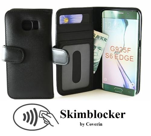 Skimblocker Lommebok-etui Samsung Galaxy S6 Edge (G925F)