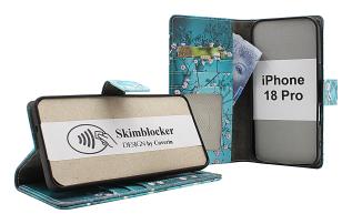 Skimblocker iPhone 18 Pro Lommebok Deksel Design