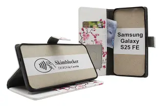 Skimblocker Samsung Galaxy S25 FE Lommebok Deksel Design