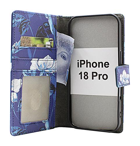 Skimblocker iPhone 18 Pro Lommebok Deksel Design